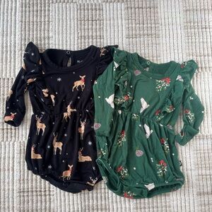 Kyte baby twirl long sleeve skirted bodysuit